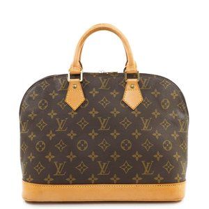 Auth Louis Vuitton Alma Satchel Bag #28506L59B